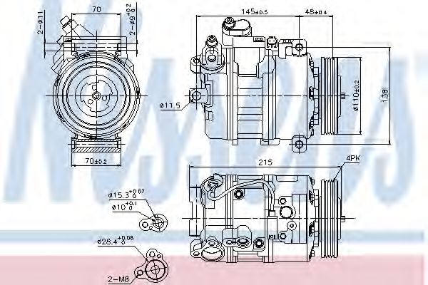 Imagine Compresor, climatizare NISSENS 89417