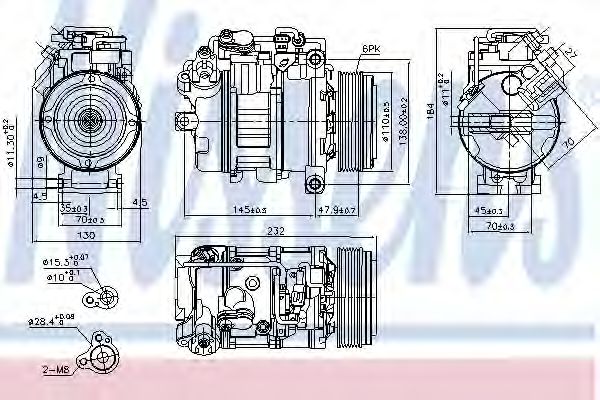 Imagine Compresor, climatizare NISSENS 89593