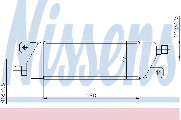 Imagine Radiator ulei, ulei motor NISSENS 90568