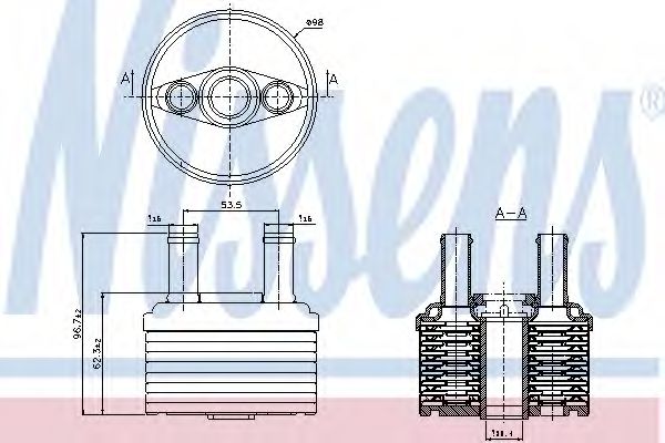 Imagine Radiator racire ulei, cutie de viteze automata NISSENS 90664