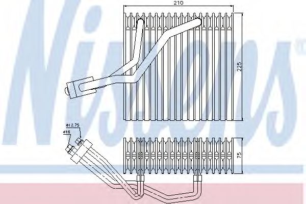 Imagine evaporator,aer conditionat NISSENS 92176