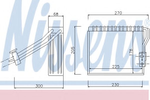 Imagine evaporator,aer conditionat NISSENS 92184