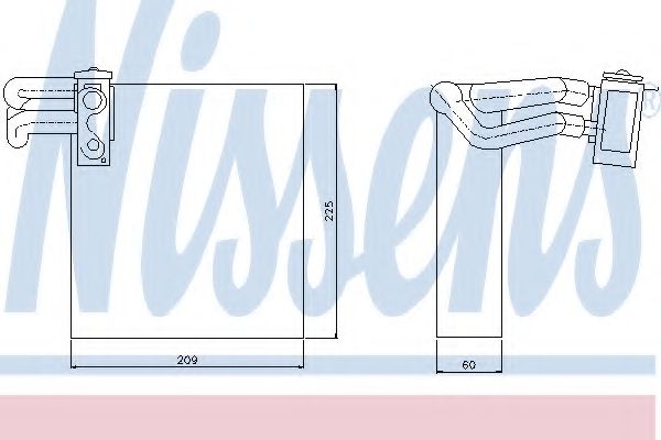 Imagine evaporator,aer conditionat NISSENS 92188