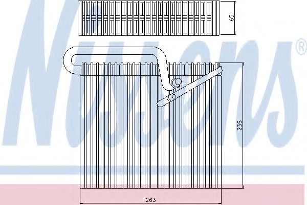 Imagine evaporator,aer conditionat NISSENS 92190