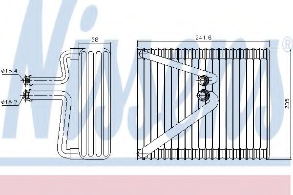 Imagine evaporator,aer conditionat NISSENS 92206