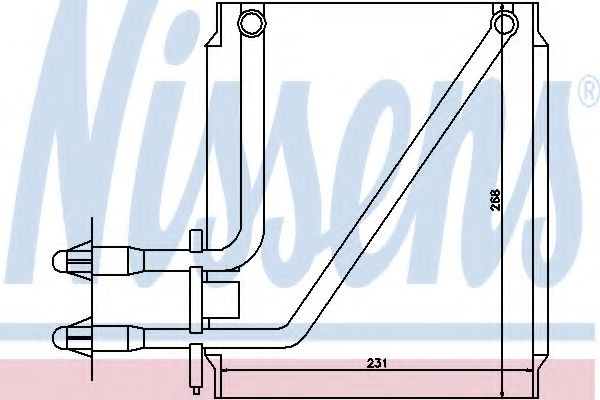 Imagine evaporator,aer conditionat NISSENS 92218