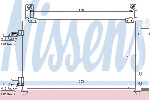 Imagine Condensator, climatizare NISSENS 940009