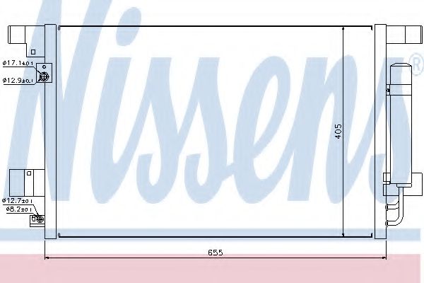 Imagine Condensator, climatizare NISSENS 940029