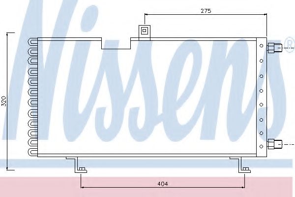 Imagine Condensator, climatizare NISSENS 94005