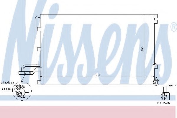 Imagine Condensator, climatizare NISSENS 940087