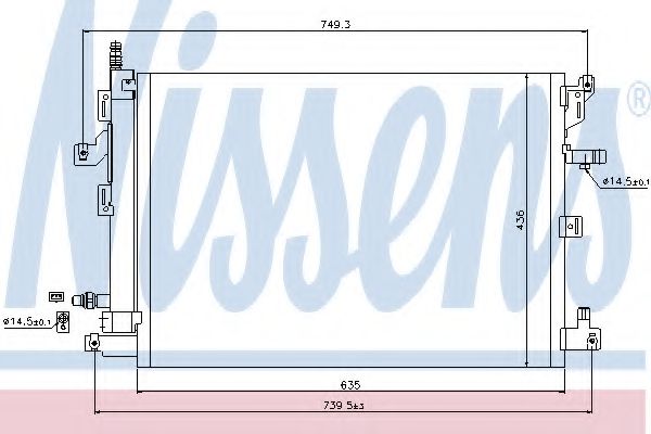 Imagine Condensator, climatizare NISSENS 940089