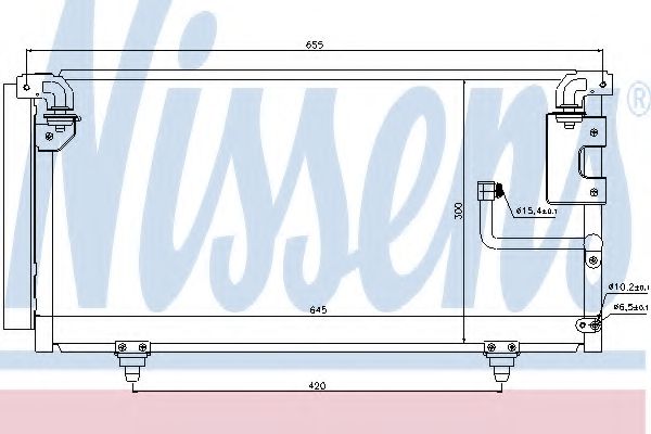 Imagine Condensator, climatizare NISSENS 940091
