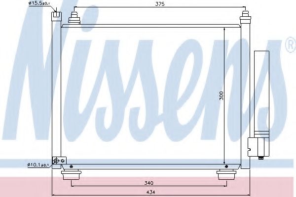 Imagine Condensator, climatizare NISSENS 940092