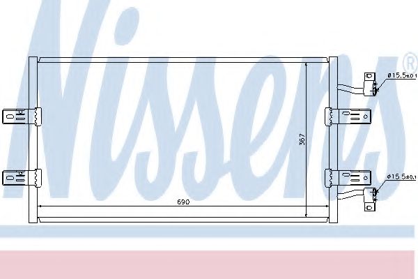 Imagine Condensator, climatizare NISSENS 940119