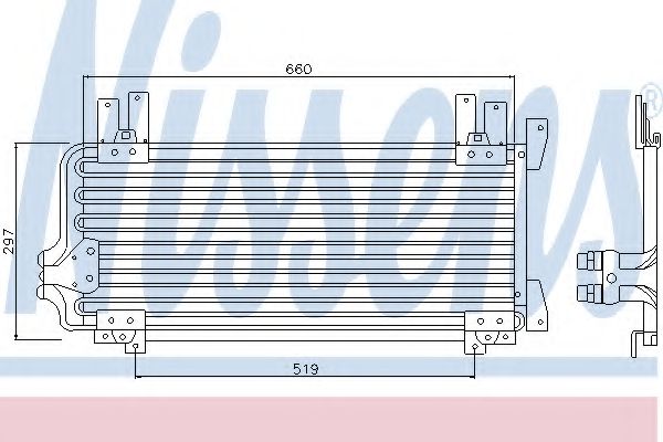 Imagine Condensator, climatizare NISSENS 94012