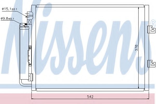 Imagine Condensator, climatizare NISSENS 940126