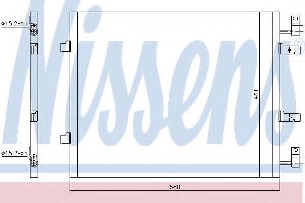 Imagine Condensator, climatizare NISSENS 940147