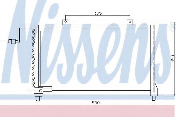 Imagine Condensator, climatizare NISSENS 94015