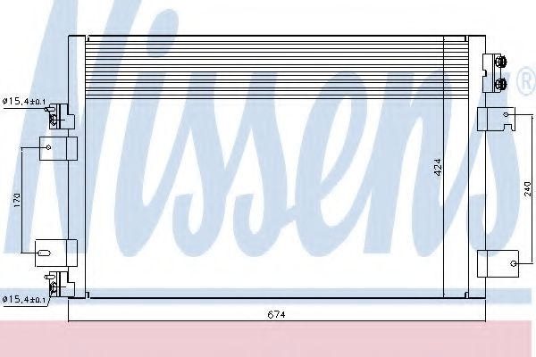 Imagine Condensator, climatizare NISSENS 940151