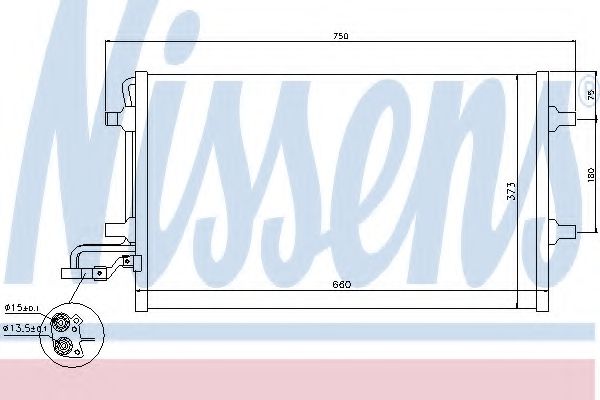 Imagine Condensator, climatizare NISSENS 940154