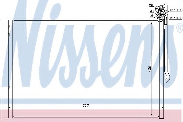 Imagine Condensator, climatizare NISSENS 940157