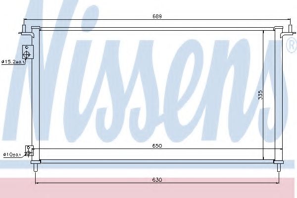 Imagine Condensator, climatizare NISSENS 940162