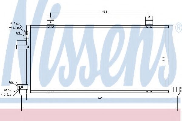 Imagine Condensator, climatizare NISSENS 940164