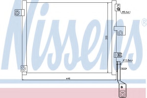 Imagine Condensator, climatizare NISSENS 940171