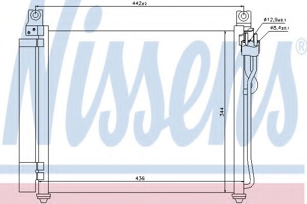 Imagine Condensator, climatizare NISSENS 940172