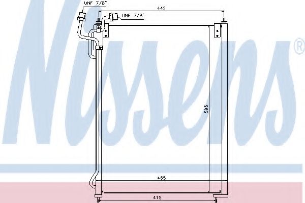 Imagine Condensator, climatizare NISSENS 940180