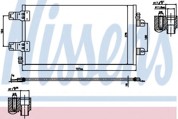 Imagine Condensator, climatizare NISSENS 940186