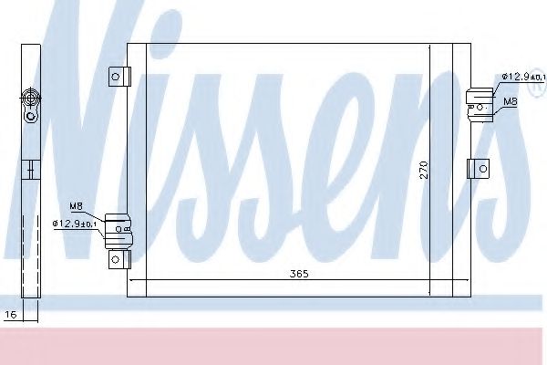 Imagine Condensator, climatizare NISSENS 940190