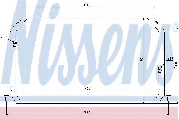 Imagine Condensator, climatizare NISSENS 94026