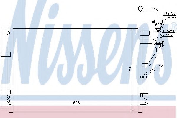 Imagine Condensator, climatizare NISSENS 940268