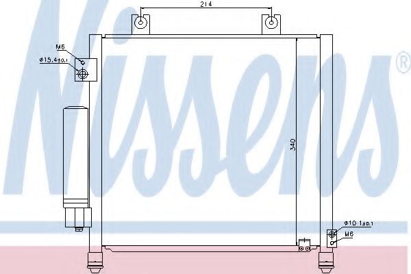 Imagine Condensator, climatizare NISSENS 940302