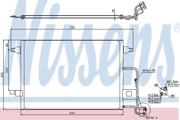 Imagine Condensator, climatizare NISSENS 940306