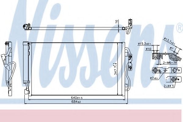 Imagine Condensator, climatizare NISSENS 940357