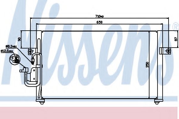 Imagine Condensator, climatizare NISSENS 94037