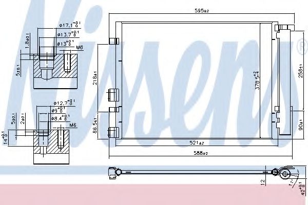 Imagine Condensator, climatizare NISSENS 940404