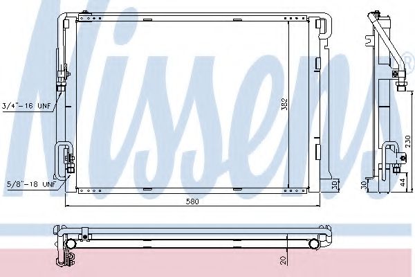 Imagine Condensator, climatizare NISSENS 940422