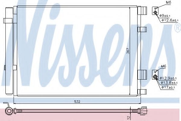 Condensator, climatizare NISSENS 940425