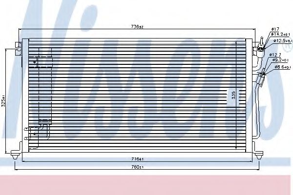 Imagine Condensator, climatizare NISSENS 940439