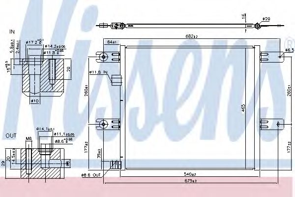 Imagine Condensator, climatizare NISSENS 940541