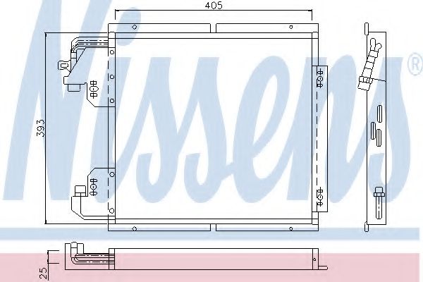 Imagine Condensator, climatizare NISSENS 94132