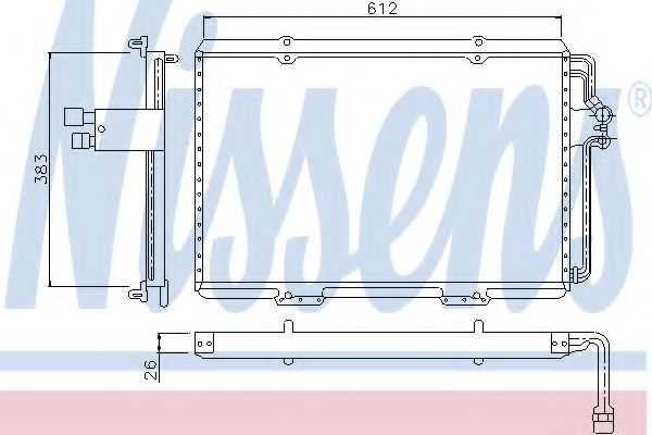 Imagine Condensator, climatizare NISSENS 94133