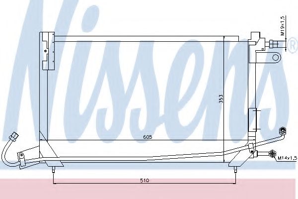 Imagine Condensator, climatizare NISSENS 94147