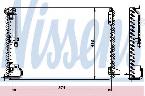 Imagine Condensator, climatizare NISSENS 94149