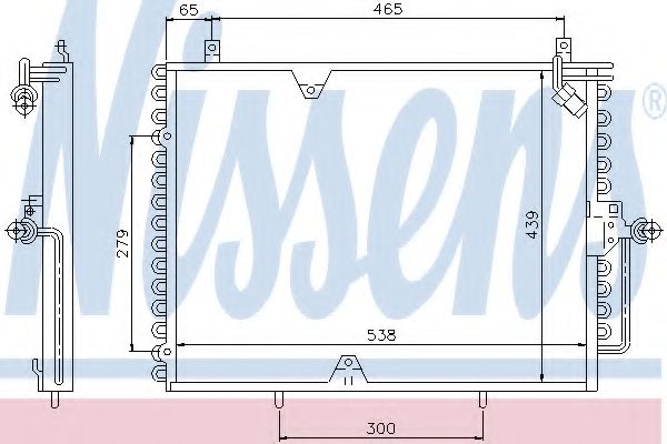 Imagine Condensator, climatizare NISSENS 94162