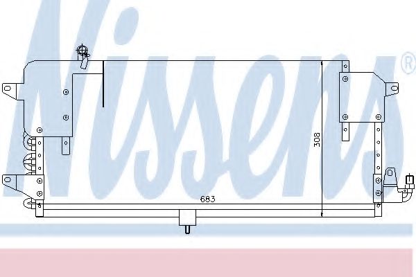 Imagine Condensator, climatizare NISSENS 94174