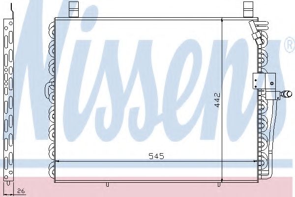 Imagine Condensator, climatizare NISSENS 94176